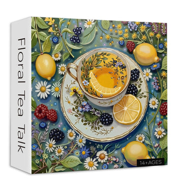 Floral Tea Talk Jigsaw Puzzle 1000 Pieces